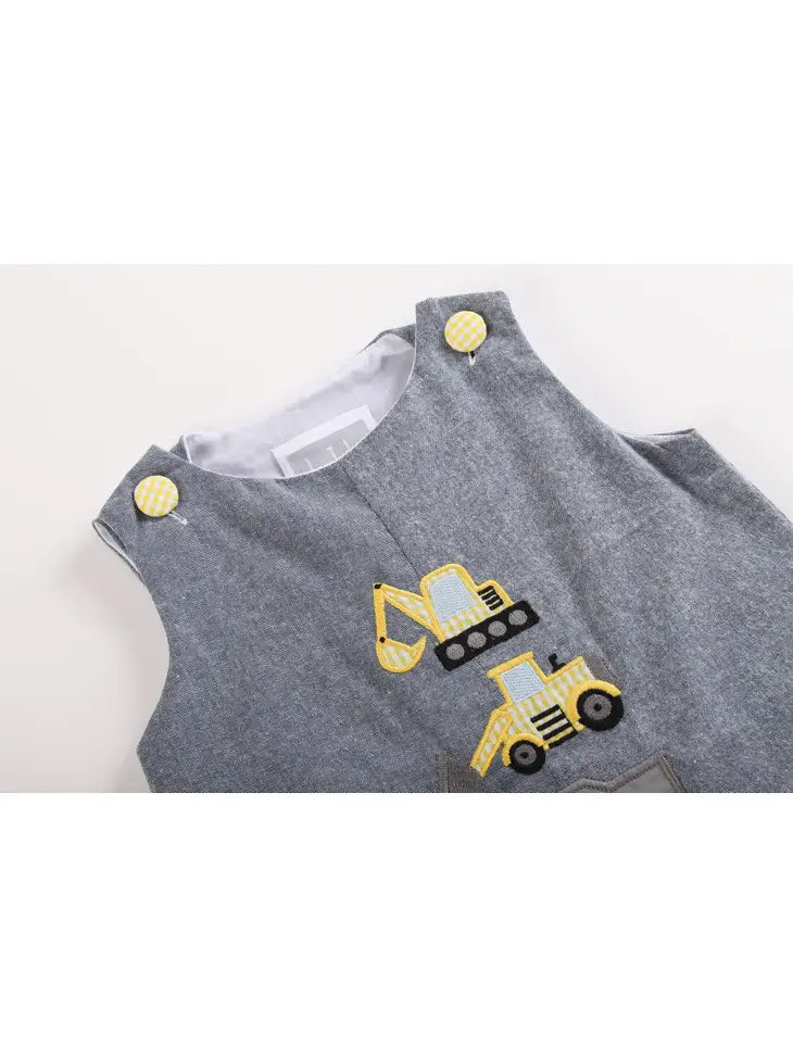 Gray Construction Shortalls